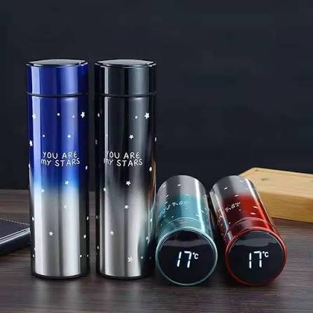 Smart Temperature Display Water Bottle – Stainless Steel Vacuum Insulated Thermal Flask